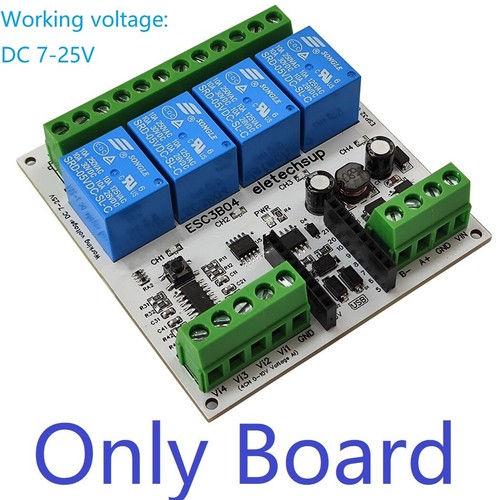 Modulo relè scheda di espansione DC 7-24V ESP32 C3 Super Mini 4AI-4DO RS485 - Foto 8 di 9