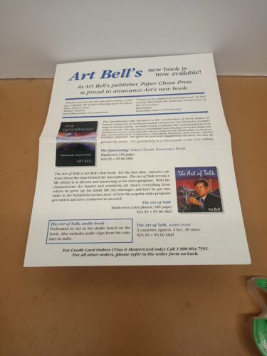 Art Bell SIGNED The Quickening 1997 1st Edition Hardcover No Provenance - Picture 8 of 11