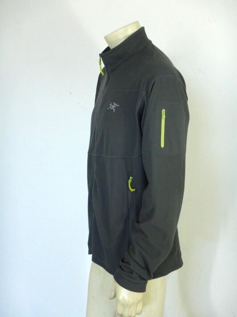 Arc'teryx Men's DELTA LT Fleece Jacket Grey Size LARGE