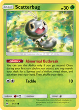 1x Scatterbug 5/131 REVERSE HOLO Forbidden Light Pokemon TCG Card MP