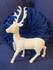 Standing Reindeer D cor 12.5 Tabletop Flocked Deer Christmas Decorations
