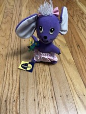 VTG Dakin 1974 Dream Pets Purple Millie Mouse Plush Japan Carnival Prize NEW Tag