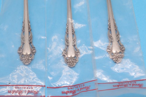 3 Reed & Barton Grand Renaissance Sterling Iced Tea Spoon New in Package - Picture 2 of 5