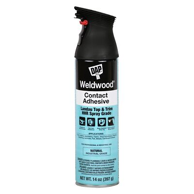 #ad Weldwood Landau Top Trim Spray Adhesive 14 Fl Oz High Heat Resistant Bond $25.69