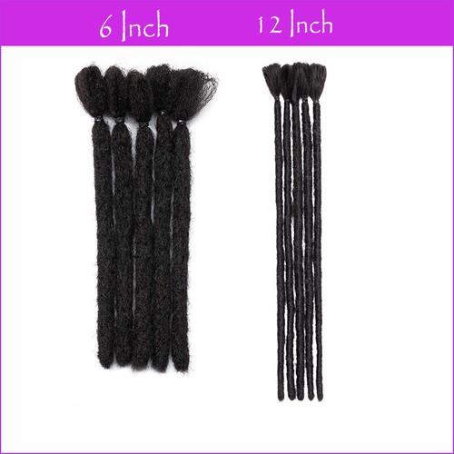 Dreadlock For Men Thick Soft Dreadlocks Hair Extension 100% Handmade Dread Locks - Picture 37 of 38