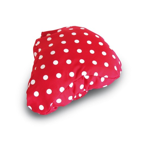 Basil Saddle Cover Adult Water Proof Material Chic Vintage Style RedWhite Basil Saddle Cover Adult Water Proof Material Chic Vintage Style RedWhite