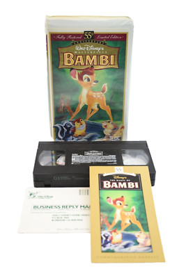 Bambi 55th Anniversary Walt Disney's VHS Limited Edition Commemorative Booklet 786936023817 | eBay Bambi 55th Anniversary Walt Disney's VHS Limited Edition Commemorative Booklet 786936023817 | eBay