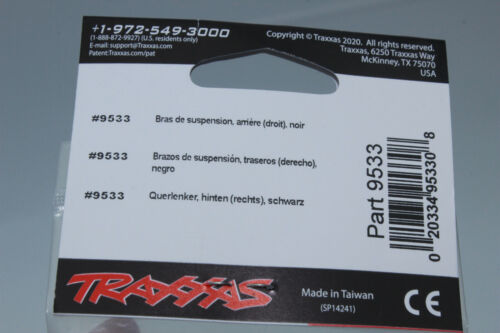 Traxxas TRX 9533 Querlenker hinten rechts schwarz SLEDGE NEU in OVP - Bild 2 von 5
