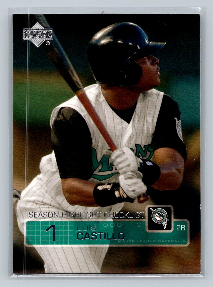 2003 Luis Castillo #265 2003 Upper Deck First Pitch Florida Marlins MBBC #8