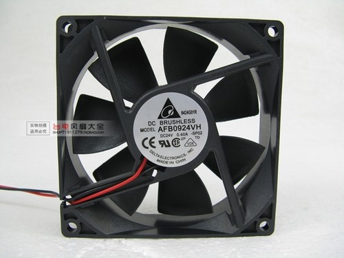 Delta AFB0924VH Cooling Fan DC 24V 0.4A 92x92x25mm 2-Pin - Picture 1 of 4