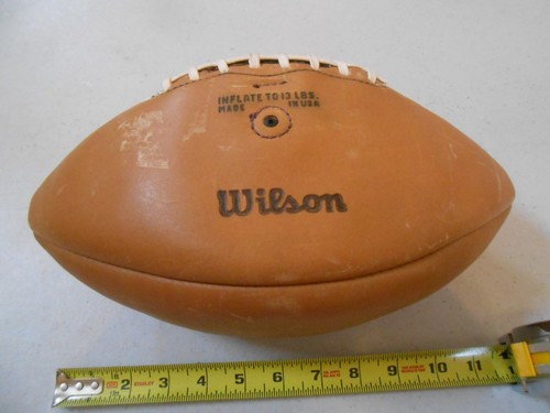 RARE 1966 TEAM SIGNED COLUMBIA BASIN COLLEGE WASH STATE CHAMPS WILSON FOOTBALL - Picture 4 of 9