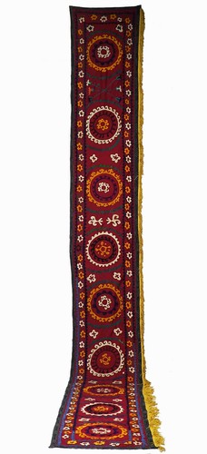 485x62 cm hand bestickte  Suzani Stickerei aus Uzbekistan Wall hanging Nr:SZ22C - Bild 2 von 10