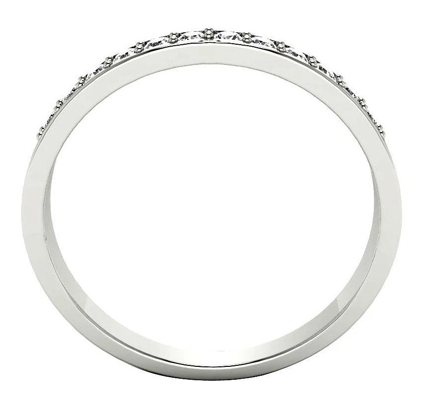 Natural Diamond Wedding Anniversary Ring I1 G 0.25 Ct Prong Set 14K Yellow Gold - Image 4 of 4