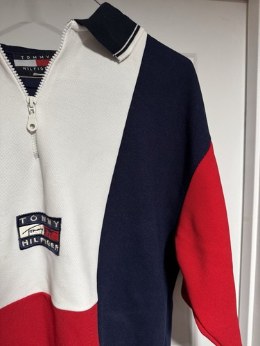 Camisa Tommy Hilfiger talla grande vintage? Fijador lectura superior - Imagen 5 de 13