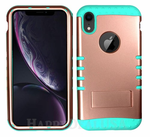 Para Apple iPhone XR - KoolKase Armadura Híbrida Slicone Funda - Oro Rosa (R) - Imagen 5 de 8
