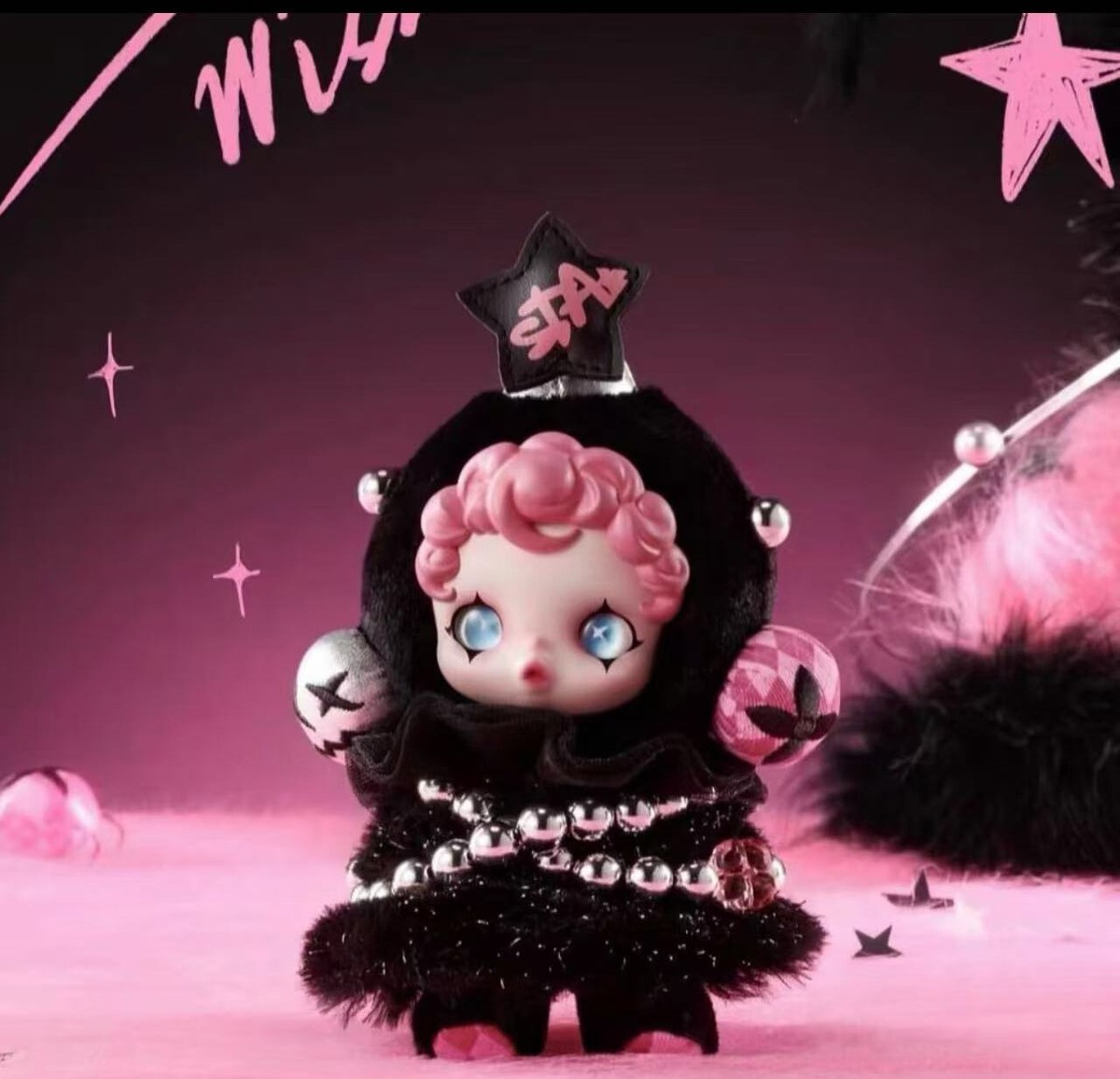 POPMART SKULLPANDA As You Wish 海外限定 Pop Mart Skullpanda Make A Wish Plush Doll Thailand