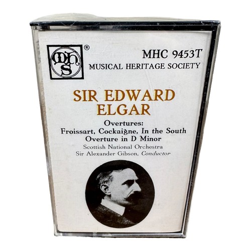 Sir Edward Elgar Overtures Scottish National Orchestra MHS Cassette Tape NEW - Picture 1 of 4