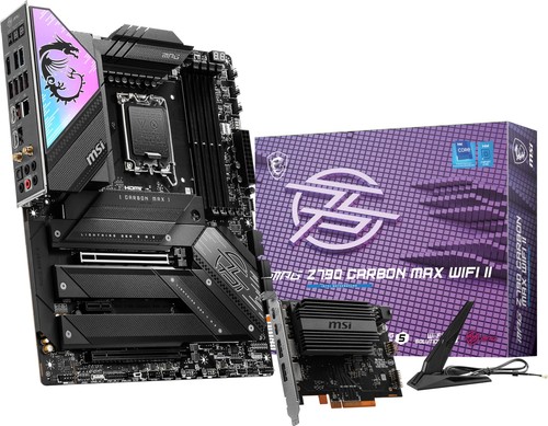 MSI MPG Z790 Carbon MAX WiFi II Gaming Motherboard, 12/13/14 Intel LGA 1700 DDR5 - Picture 4 of 5