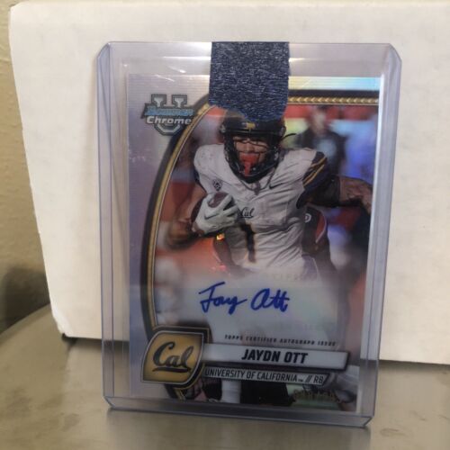 2024 Bowman Chrome University U Jaydn Ott Refractor Auto /299 Cal Bears Rookie