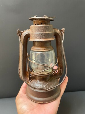 Old Feuerhand Superbaby No 175 Iron Kerosene Oil Lamp Old Feuerhand Superbaby No 175 Iron Kerosene Oil Lamp