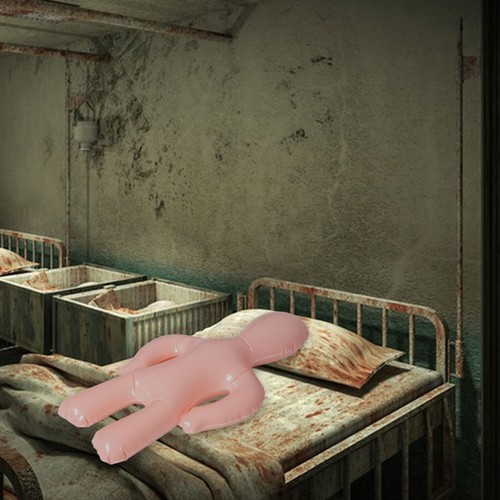 Aufblasbare Schaufensterpuppe für Halloween, realistische Blow-Up-Attrappe, - Bild 10 von 12