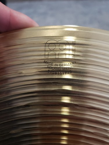 Roland PA MEINL Hecho en Alemania 14" Latón Platillos PAR DEBE VERSE BARATO - Imagen 4 de 6