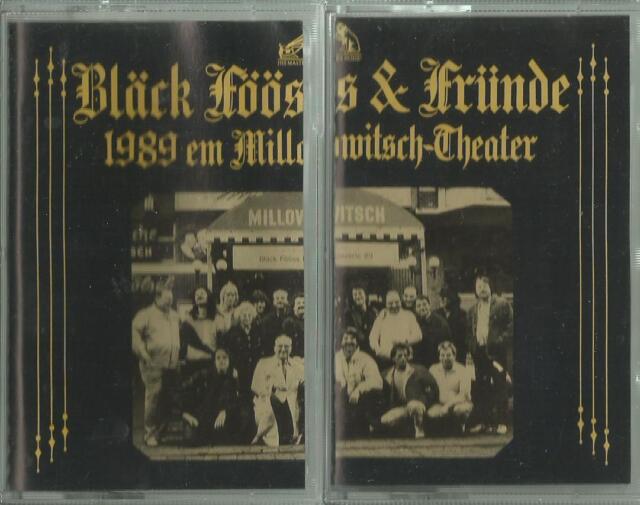 = ca MC 2 Kassetten Bläck Fööss & Fründe 1989 em Millowitsch Theater = ca MC 2 Kassetten Bläck Fööss & Fründe 1989 em Millowitsch Theater