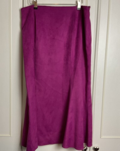 Jaques Vert Jacket Midi Skirt Suit Set Size UK 16 Pink Suedette Wedding Event - Picture 12 of 17