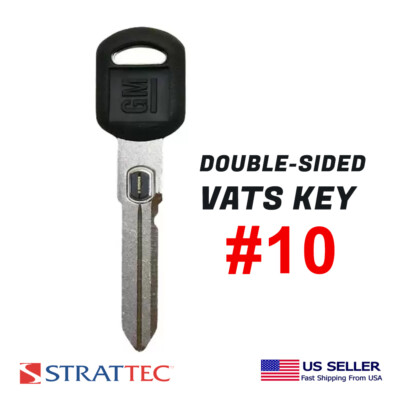NEW GM CHEVY CORVETTE VATS Ignition Key #13 UNCUT V.A.T.S 598523 - MADE IN USA