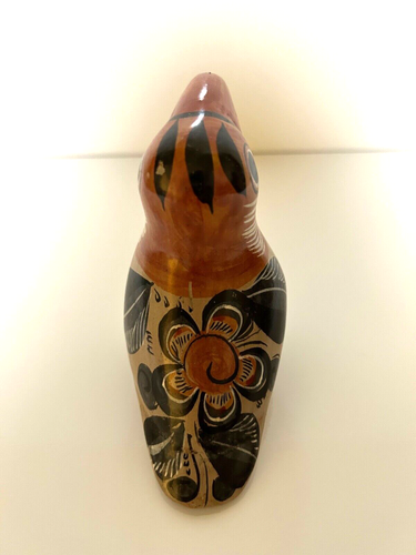 Handbemalter Tukan Vogel Tonal Mexikanische Volkskunst, Blumen Vintage Keramik! - Bild 3 von 11