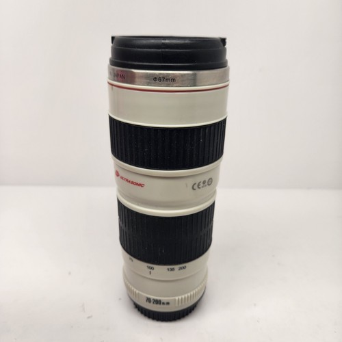 Canon - camera lens coffee Tumbler - Great Shape - Picture 3 of 8