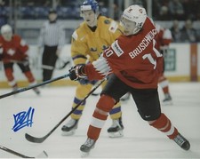 Switzerland Yannick Bruschweiler Signed Autographed 8x10 Photo COA #6