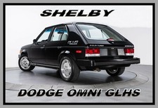 1986 Dodge Omni Shelby Glh Turbo Toobox - Refrigerator Magnet 42 Mil 1986 Dodge Omni Shelby Glh Turbo Toobox - Refrigerator Magnet 42 Mil