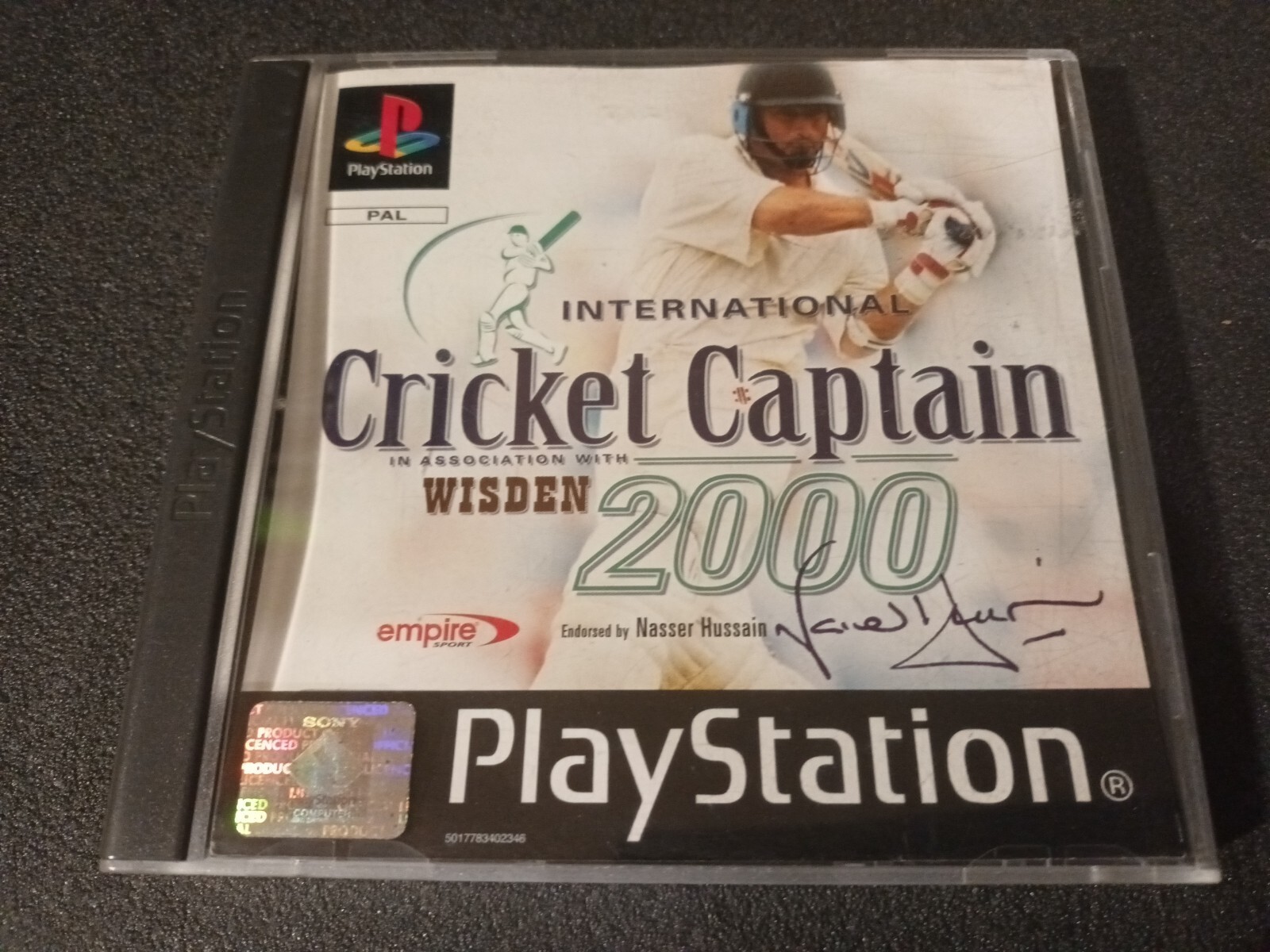 PS1 Playstation 1 PAL international cricket Captain 2000
