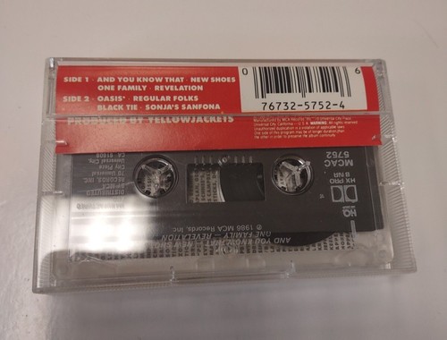 YELLOW JACKETS - SHADES - CASSETTE TAPE LIKE NEW OOP - Picture 2 of 3