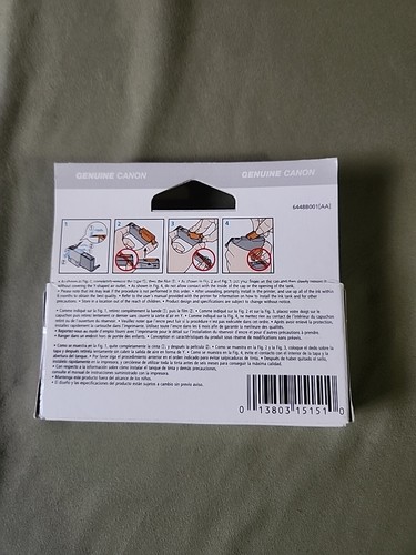 Genuine Canon Pixma 251 GY Black Ink SEALED - Picture 2 of 2