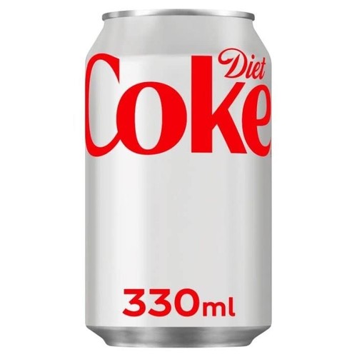 Diet Coke Can Cola, Tray 330 ml (Pack of 24) Free & Fast Shipping - Picture 2 of 10