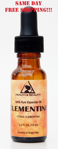 CLEMENTINE ESSENTIAL OIL ORGANIC AROMATHERAPY NATURAL PURE DROPPER 0.5 OZ, 15 ml - Picture 9 of 12