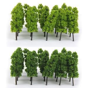 10Pz Alberi Modello Verde Per Treno Paesaggio Ferroviario Scala HO Scenario