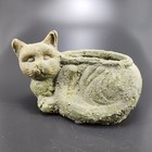 Succulent Planter Cat Figure Small Rustic Verdis Concrete