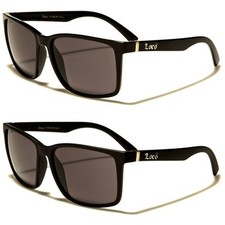 Locs Black Square Vintage Frames Hardcore Shades Men's Designer Sunglasses