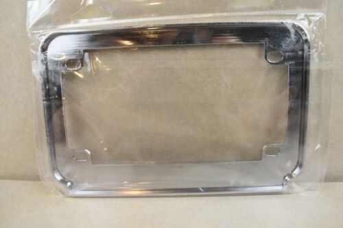 Chrome Motorcycle Metal License Plate Frame Kyle Petty Charity Ride Revival 2021 - Picture 2 of 4