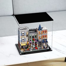 Acrylic Displaycase for Lego Creator 10255 Square with upper light board US ship