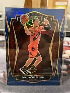 MALACHI FLYNN 2020-2021 SELECT SILVER BLUE PRIZM ROOKIE. Premier level