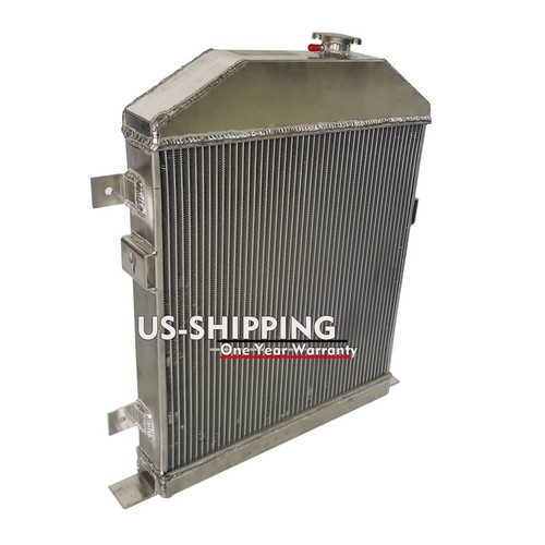 Aluminum Radiator For 1942-1948 1947 45 Ford Deluxe Super Deluxe 3.6L 3.9L L6 V8 - Picture 5 of 6