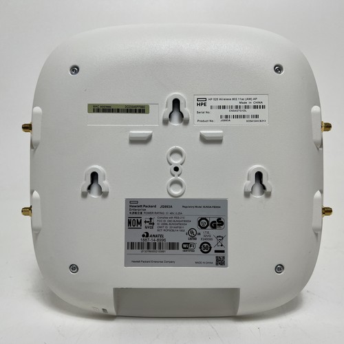 HPE HP JG993A 525 access point wireless dual radio 802.11ac AM 866 Mbps + supporto - Foto 2 di 5
