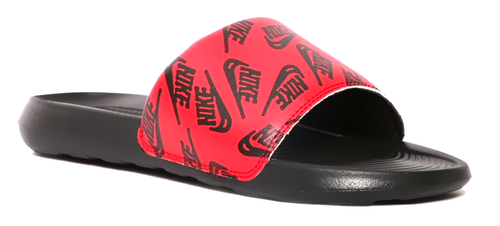 Nike Men's Victori One Slides, Size 10, Red/Black