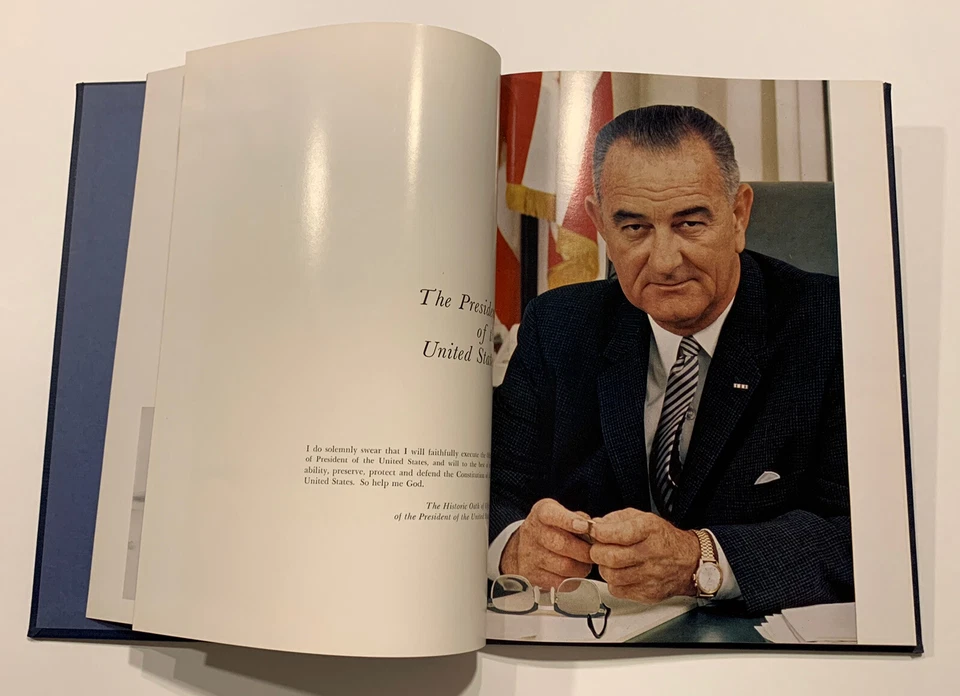 1965 PRESIDENT LYNDON JOHNSON Inauguration-Great Society-Threshold of Tomorrow - Image 2 of 4