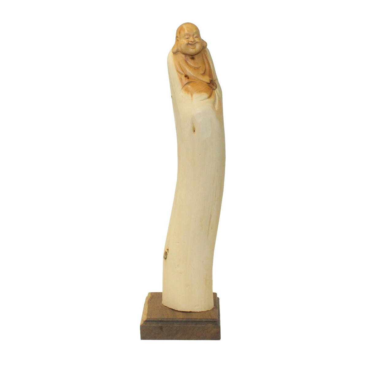 Chinese Cypress Wood Carved Irregular Shape Happy Buddha Statue ws1025S Chinese Cypress Wood Carved Irregular Shape Happy Buddha Statue ws1025S
