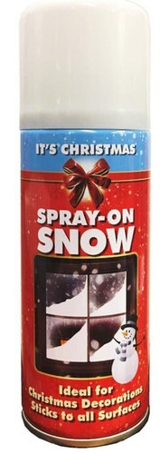 FAKE SNOW SPRAY CHRISTMAS DECORATION ARTIFICIAL XMAS TREE SPRAY ON SNOW 200ML - Picture 6 of 11